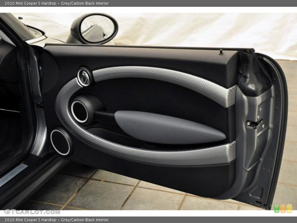 Grey/Carbon Black Interior Door Panel for the 2010 Mini Cooper S Hardtop #67989671