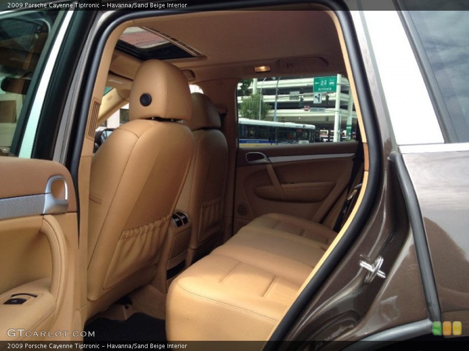 Havanna/Sand Beige Interior Rear Seat for the 2009 Porsche Cayenne Tiptronic #67989884