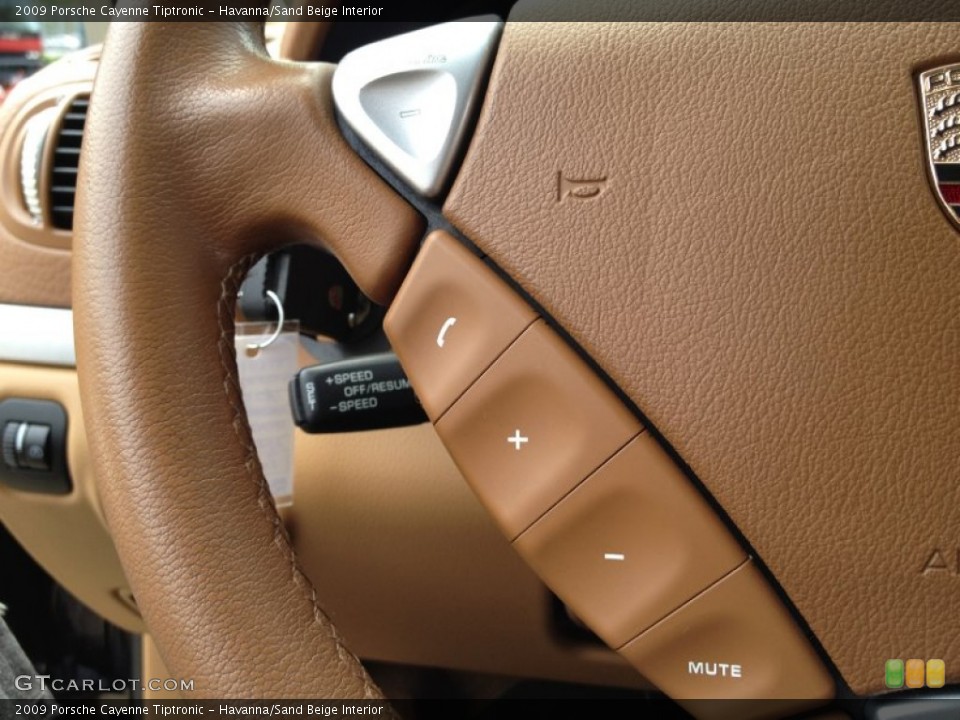 Havanna/Sand Beige Interior Controls for the 2009 Porsche Cayenne Tiptronic #67989947