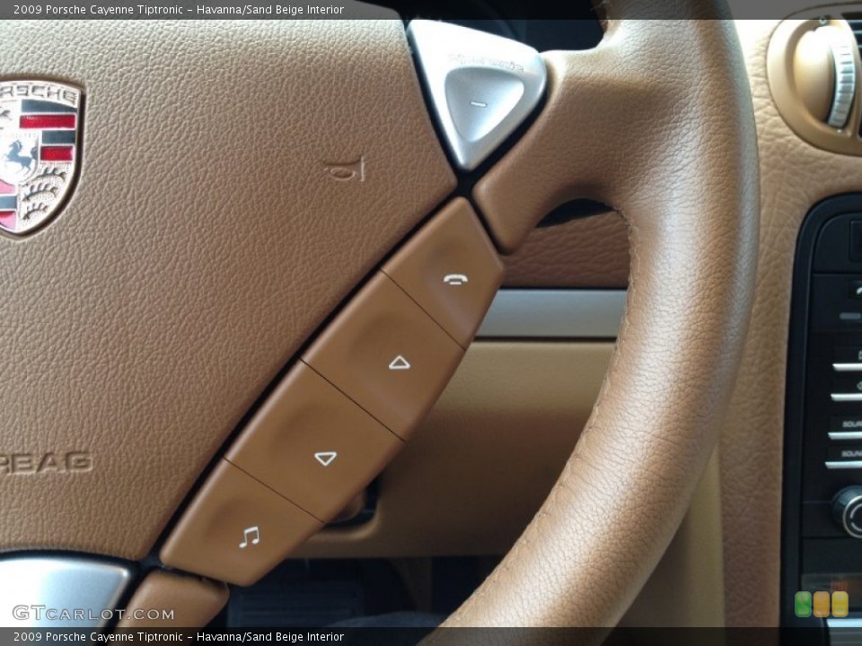 Havanna/Sand Beige Interior Controls for the 2009 Porsche Cayenne Tiptronic #67989956