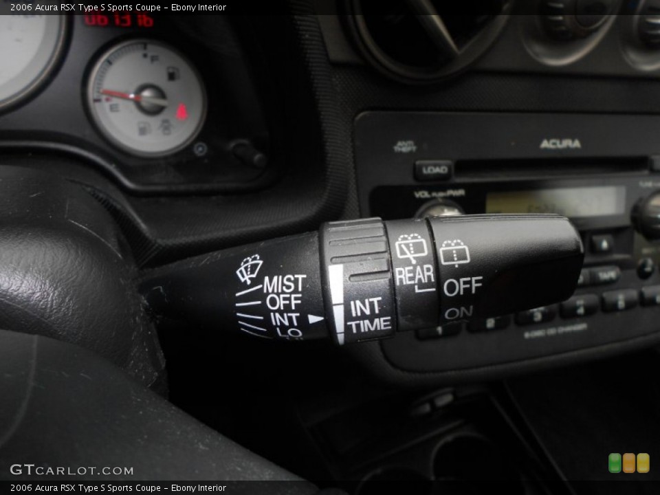Ebony Interior Controls for the 2006 Acura RSX Type S Sports Coupe #67991384