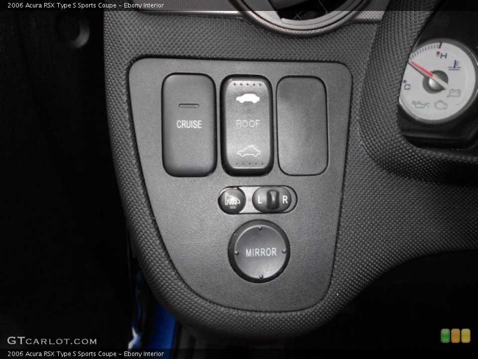 Ebony Interior Controls for the 2006 Acura RSX Type S Sports Coupe #67991399