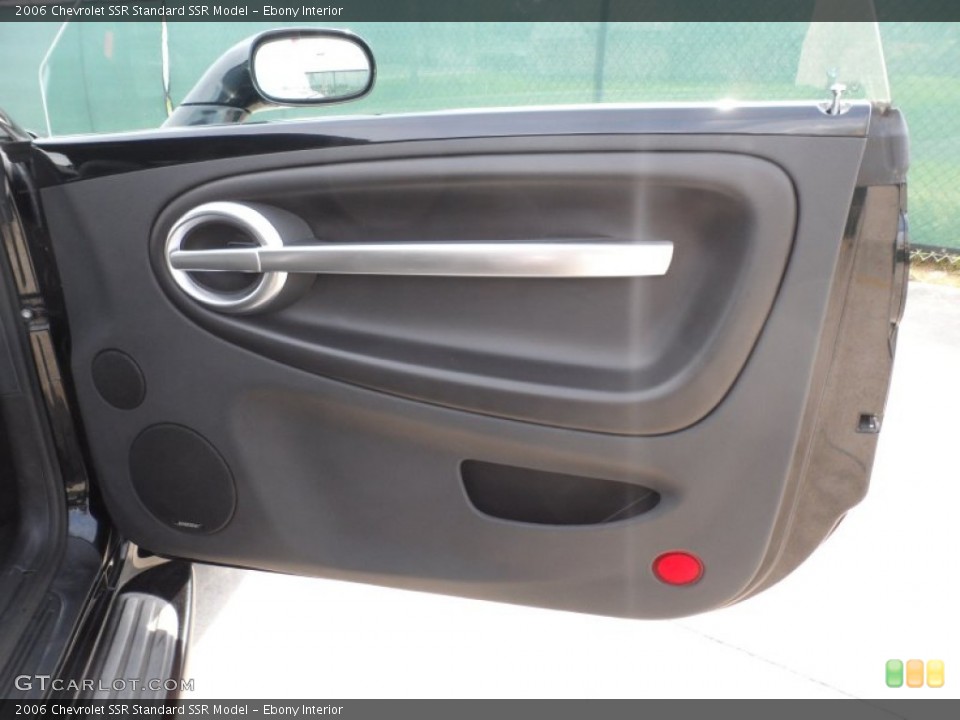 Ebony Interior Door Panel for the 2006 Chevrolet SSR  #67995587