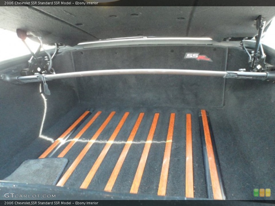 Ebony Interior Trunk for the 2006 Chevrolet SSR  #67995614