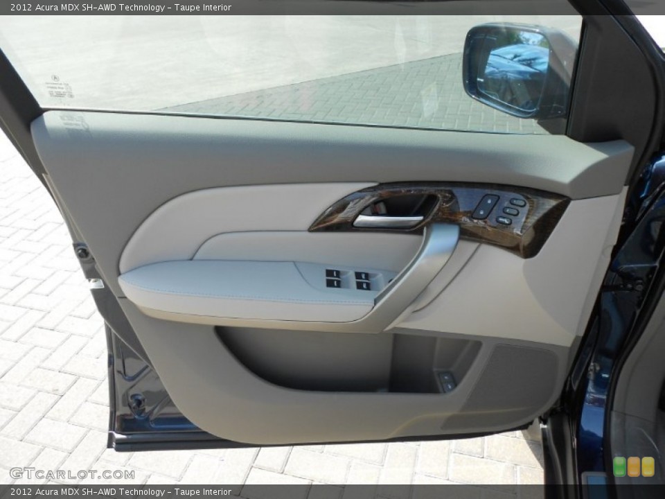 Taupe Interior Door Panel for the 2012 Acura MDX SH-AWD Technology #67996094
