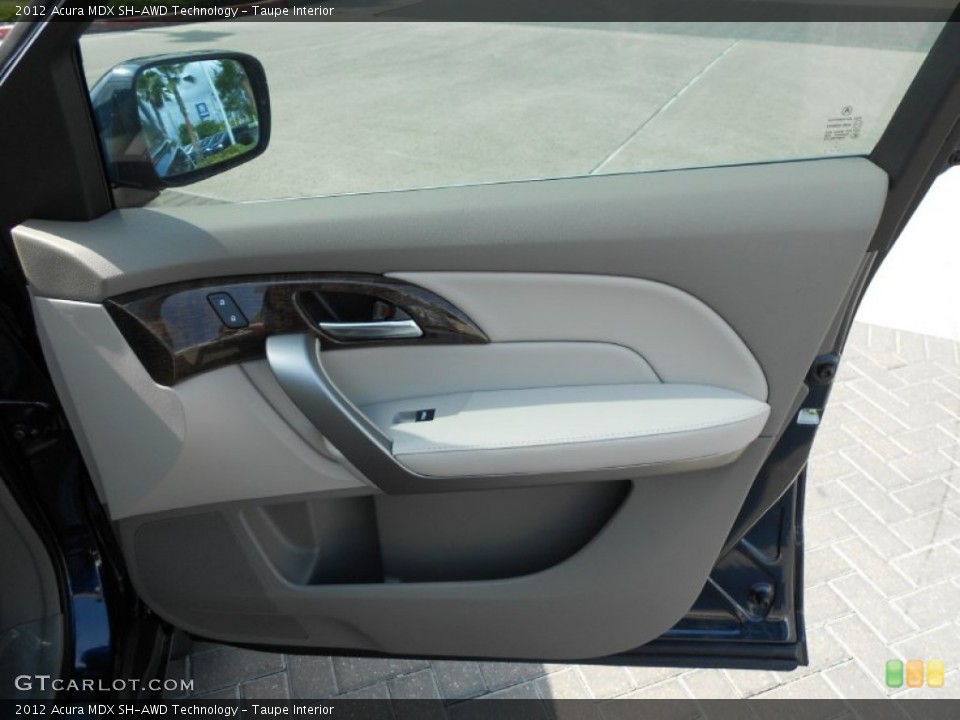 Taupe Interior Door Panel for the 2012 Acura MDX SH-AWD Technology #67996112