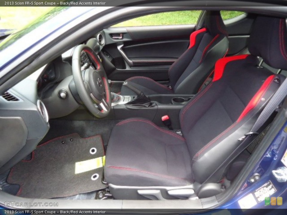 Black/Red Accents Interior Photo for the 2013 Scion FR-S Sport Coupe #67996925
