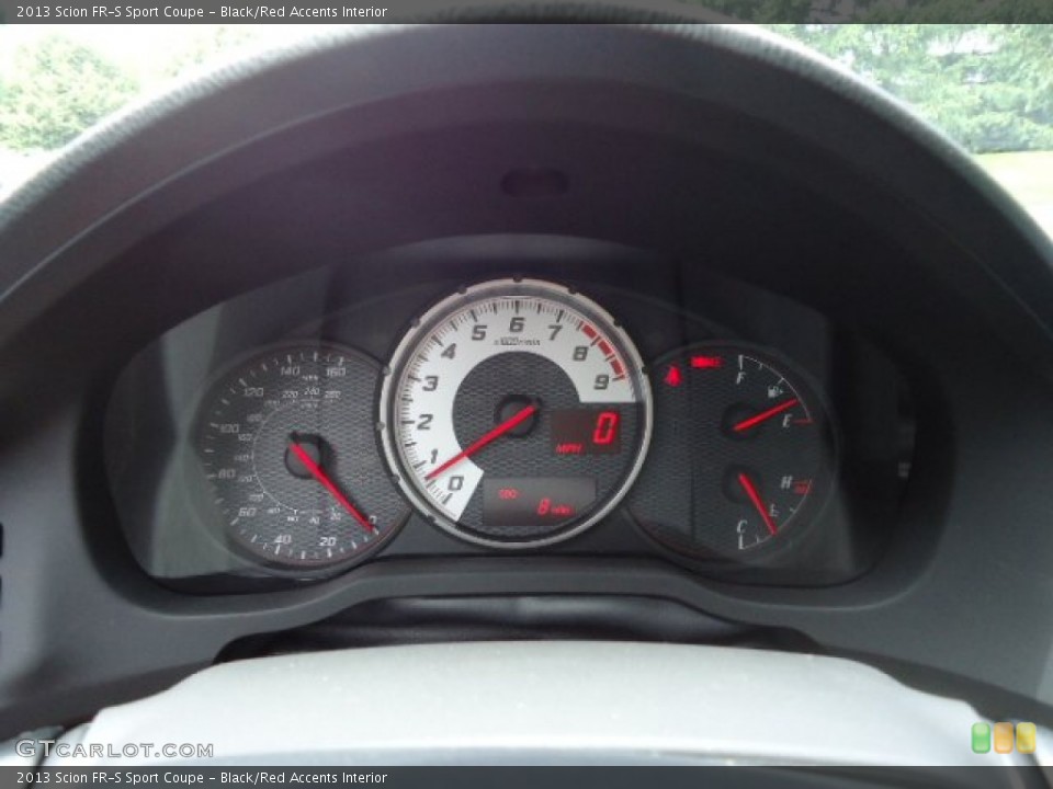 Black/Red Accents Interior Gauges for the 2013 Scion FR-S Sport Coupe #67996949