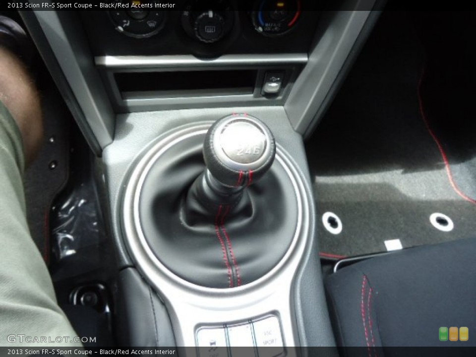 Black/Red Accents Interior Transmission for the 2013 Scion FR-S Sport Coupe #67996988
