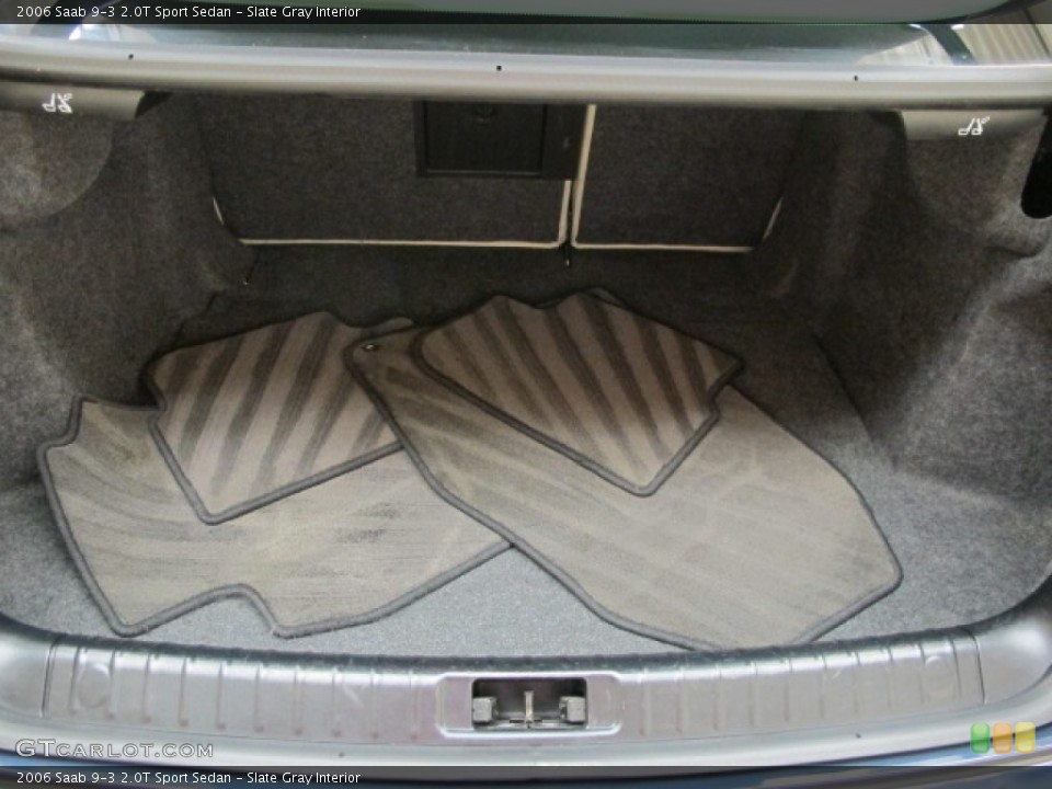 Slate Gray Interior Trunk for the 2006 Saab 9-3 2.0T Sport Sedan #67997690