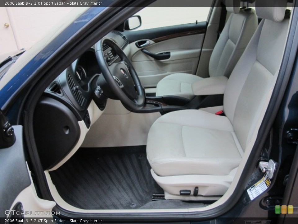Slate Gray Interior Front Seat for the 2006 Saab 9-3 2.0T Sport Sedan #67997747