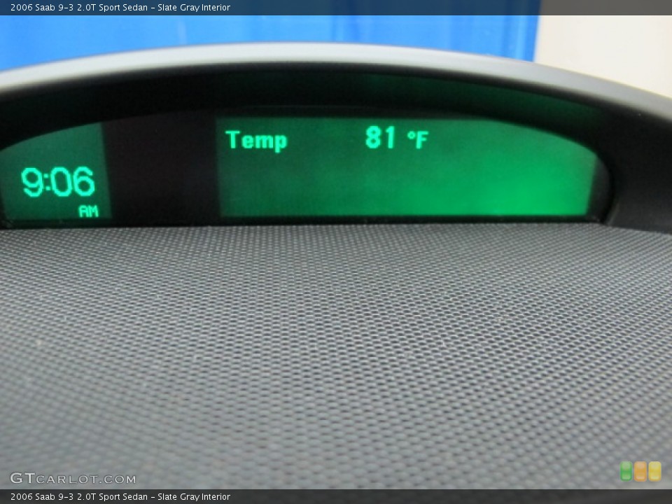 Slate Gray Interior Gauges for the 2006 Saab 9-3 2.0T Sport Sedan #67997867