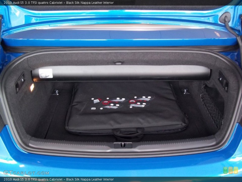 Black Silk Nappa Leather Interior Trunk for the 2010 Audi S5 3.0 TFSI quattro Cabriolet #67997879