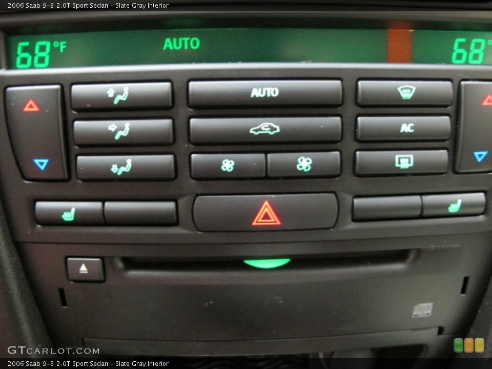 Slate Gray Interior Controls for the 2006 Saab 9-3 2.0T Sport Sedan #67997894