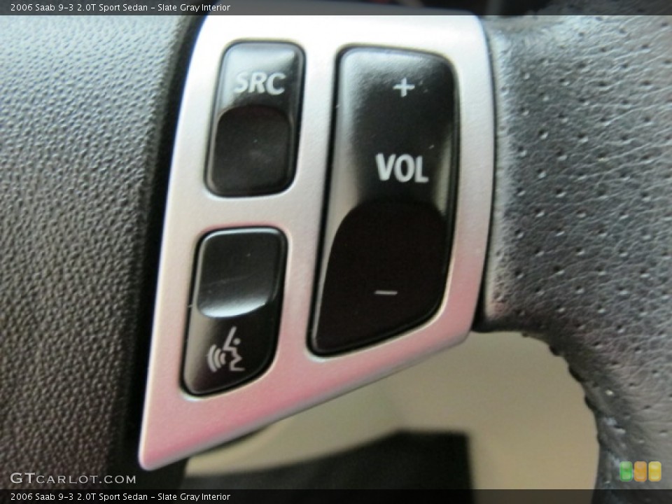 Slate Gray Interior Controls for the 2006 Saab 9-3 2.0T Sport Sedan #67997930