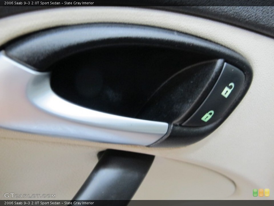 Slate Gray Interior Controls for the 2006 Saab 9-3 2.0T Sport Sedan #67997961