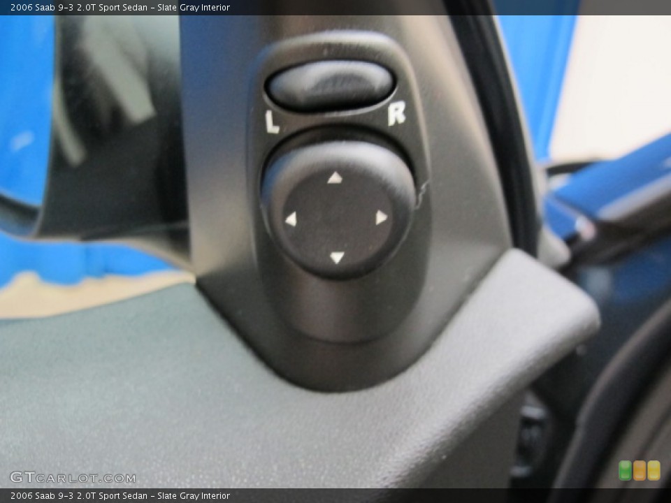 Slate Gray Interior Controls for the 2006 Saab 9-3 2.0T Sport Sedan #67997970