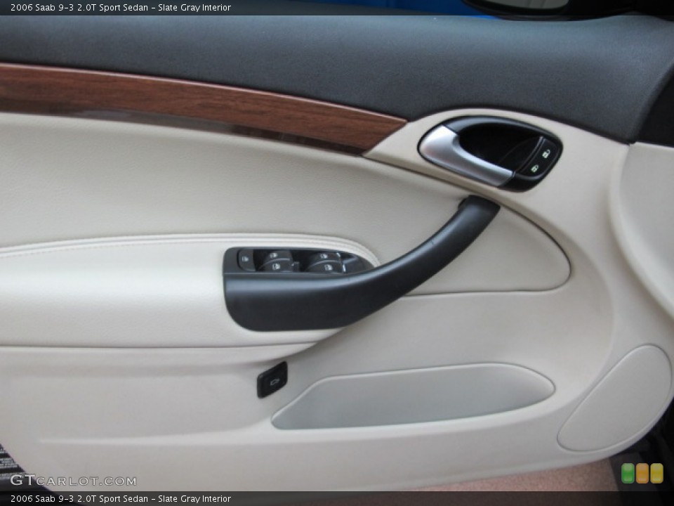 Slate Gray Interior Door Panel for the 2006 Saab 9-3 2.0T Sport Sedan #67997975