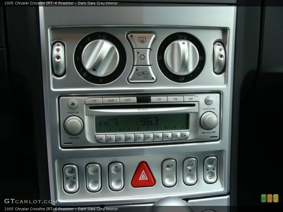 Dark Slate Grey Interior Controls for the 2005 Chrysler Crossfire SRT-6 Roadster #6799867