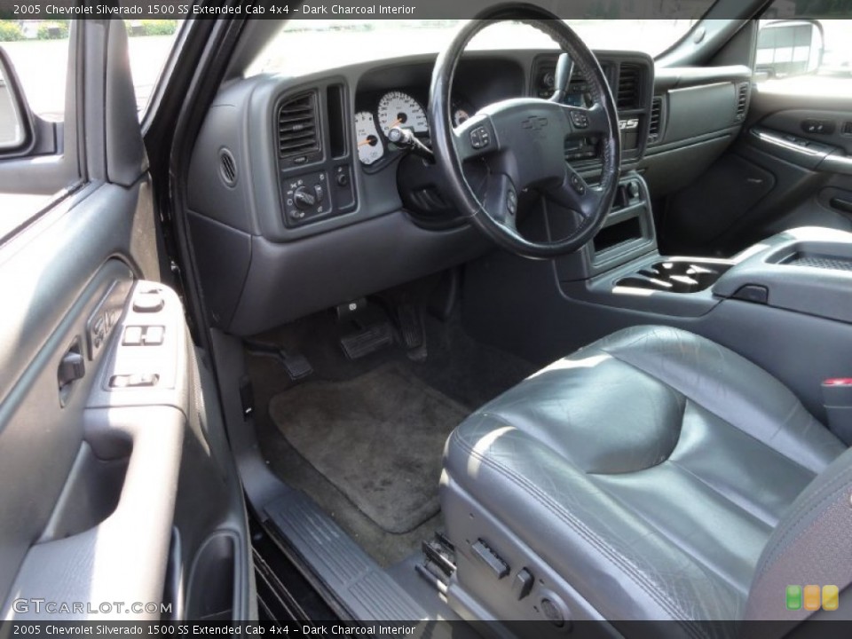 Dark Charcoal Interior Prime Interior for the 2005 Chevrolet Silverado 1500 SS Extended Cab 4x4 #67999262