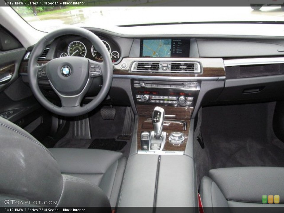Black Interior Dashboard for the 2012 BMW 7 Series 750i Sedan #68000453