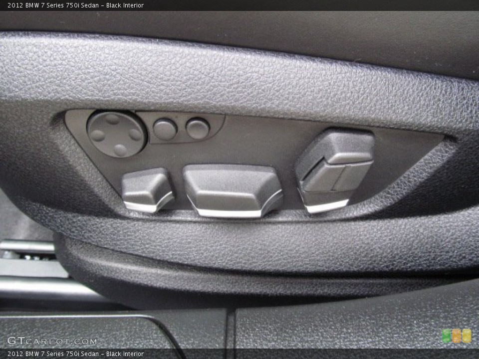 Black Interior Controls for the 2012 BMW 7 Series 750i Sedan #68000686