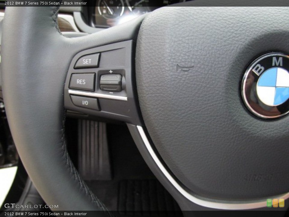 Black Interior Controls for the 2012 BMW 7 Series 750i Sedan #68000702