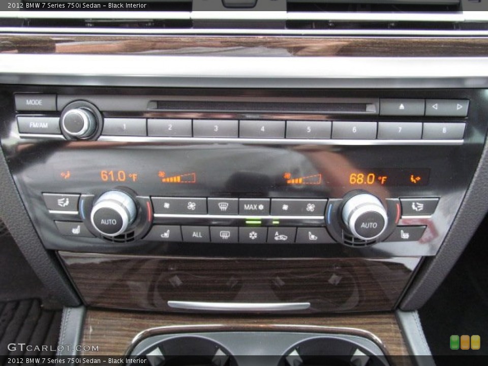 Black Interior Controls for the 2012 BMW 7 Series 750i Sedan #68000744