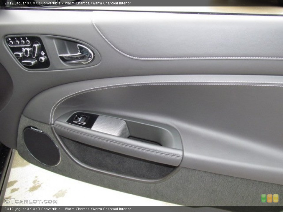 Warm Charcoal/Warm Charcoal Interior Door Panel for the 2012 Jaguar XK XKR Convertible #68001479