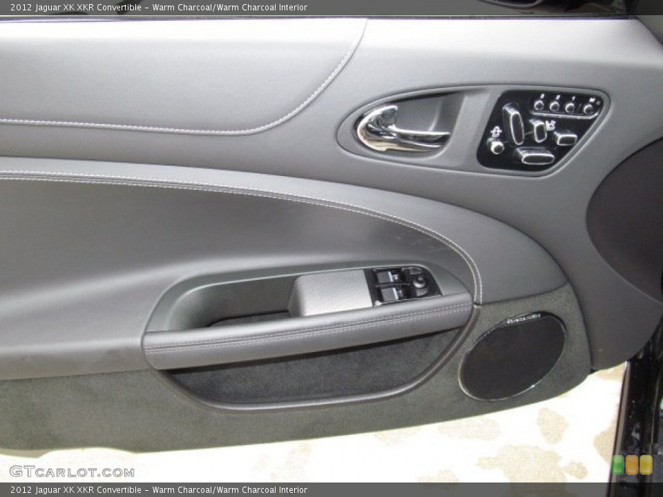 Warm Charcoal/Warm Charcoal Interior Door Panel for the 2012 Jaguar XK XKR Convertible #68001505