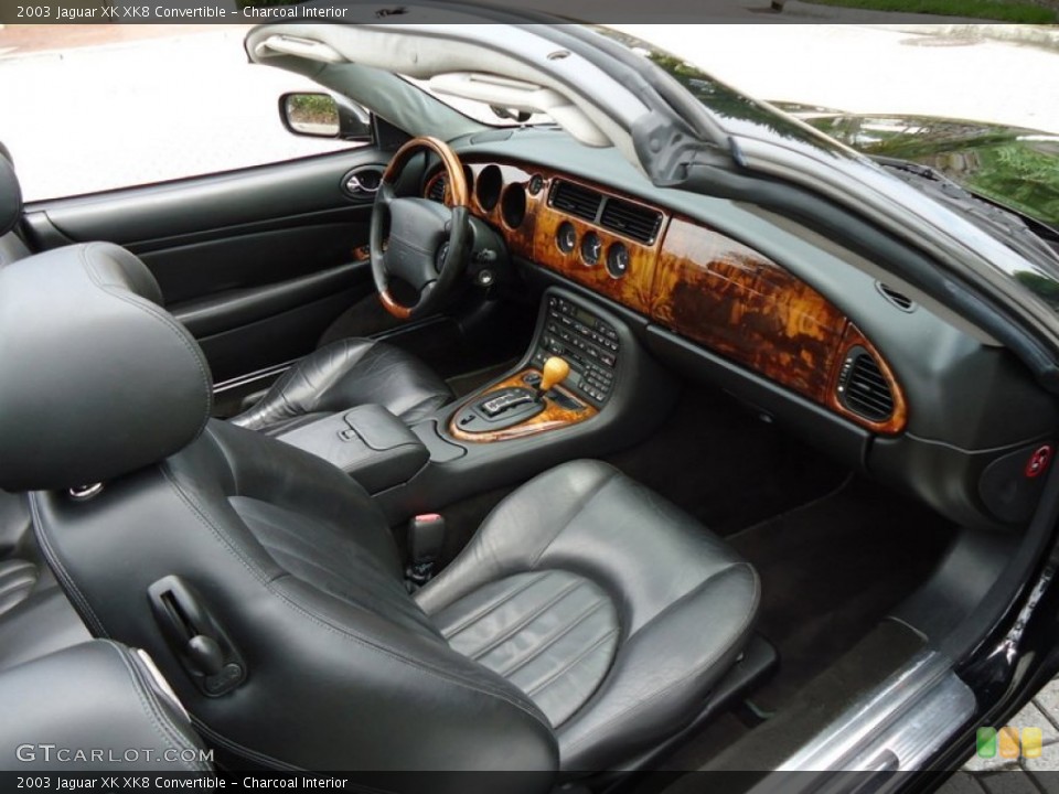 Charcoal Interior Prime Interior for the 2003 Jaguar XK XK8 Convertible #68001548