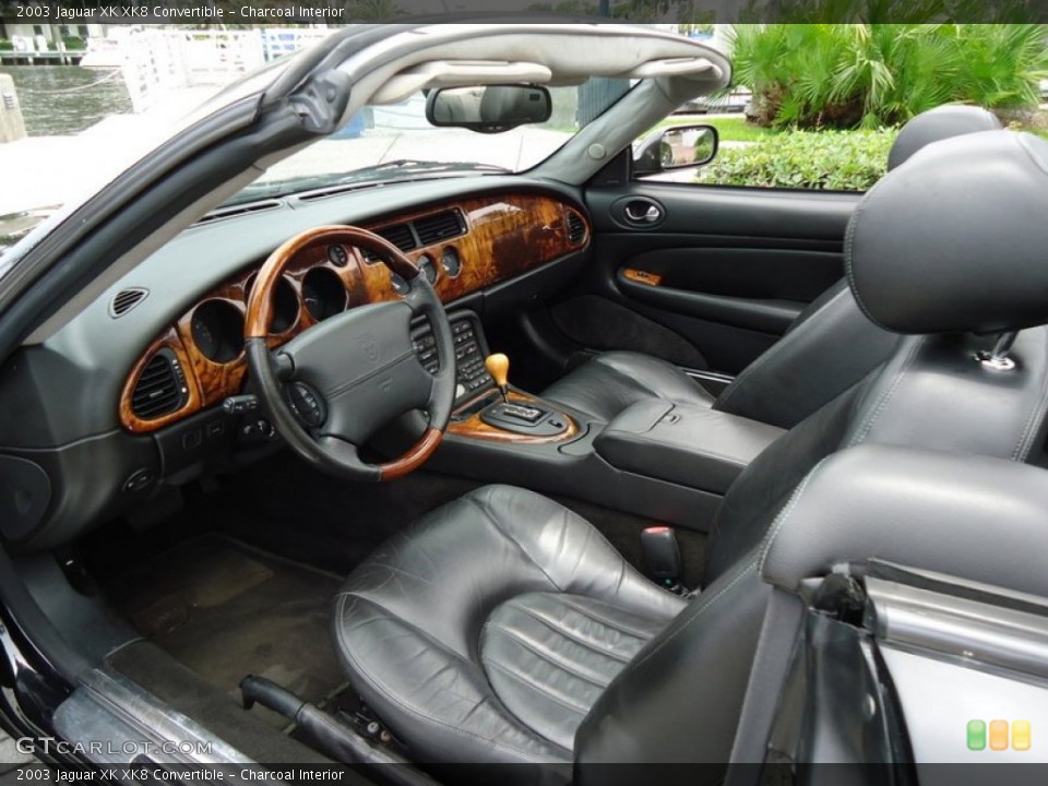 Charcoal Interior Photo for the 2003 Jaguar XK XK8 Convertible #68001623