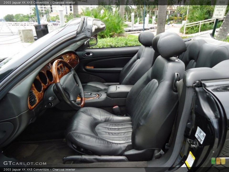 Charcoal Interior Front Seat for the 2003 Jaguar XK XK8 Convertible #68001746
