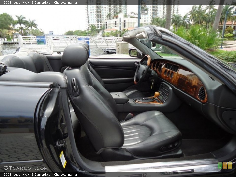 Charcoal Interior Photo for the 2003 Jaguar XK XK8 Convertible #68001980