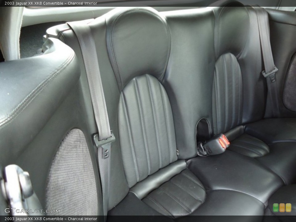 Charcoal Interior Rear Seat for the 2003 Jaguar XK XK8 Convertible #68002190