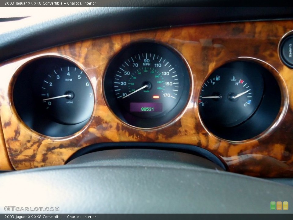 Charcoal Interior Gauges for the 2003 Jaguar XK XK8 Convertible #68002283