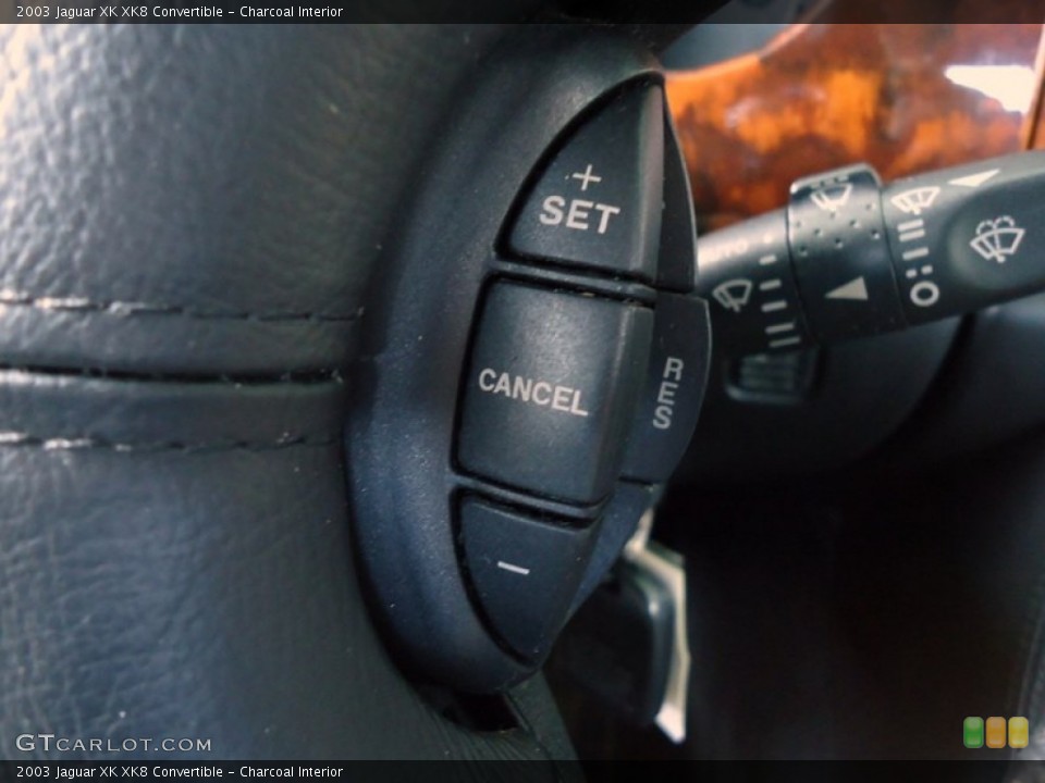 Charcoal Interior Controls for the 2003 Jaguar XK XK8 Convertible #68002313