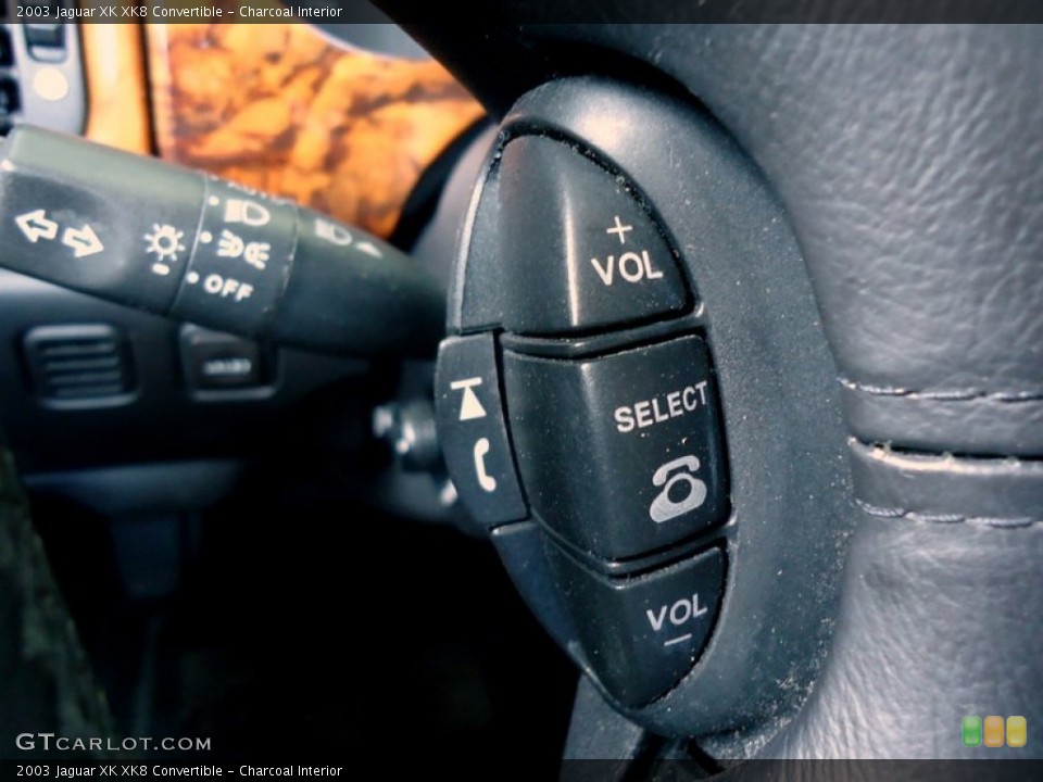 Charcoal Interior Controls for the 2003 Jaguar XK XK8 Convertible #68002322