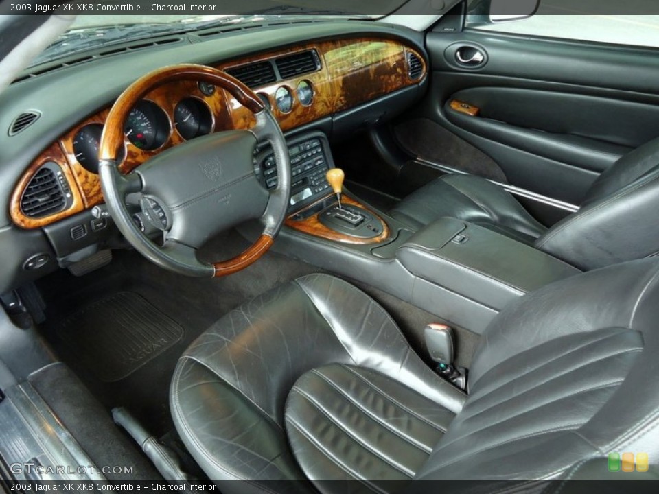 Charcoal Interior Prime Interior for the 2003 Jaguar XK XK8 Convertible #68002332