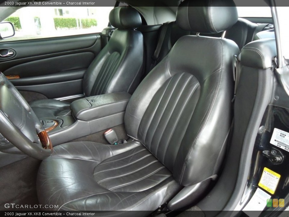 Charcoal Interior Front Seat for the 2003 Jaguar XK XK8 Convertible #68002343