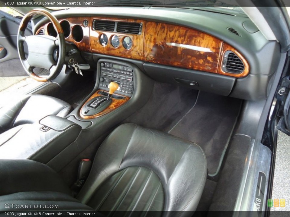 Charcoal Interior Dashboard for the 2003 Jaguar XK XK8 Convertible #68002354