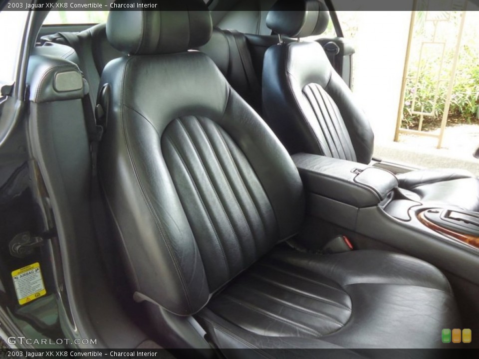 Charcoal Interior Front Seat for the 2003 Jaguar XK XK8 Convertible #68002364