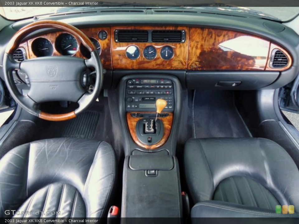 Charcoal Interior Dashboard for the 2003 Jaguar XK XK8 Convertible #68002370