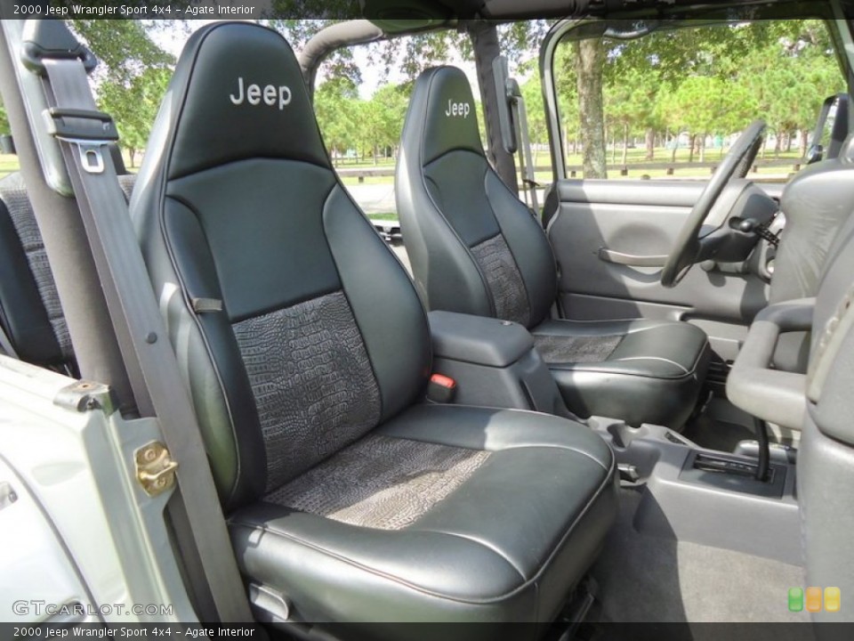 Agate Interior Photo for the 2000 Jeep Wrangler Sport 4x4 #68003003