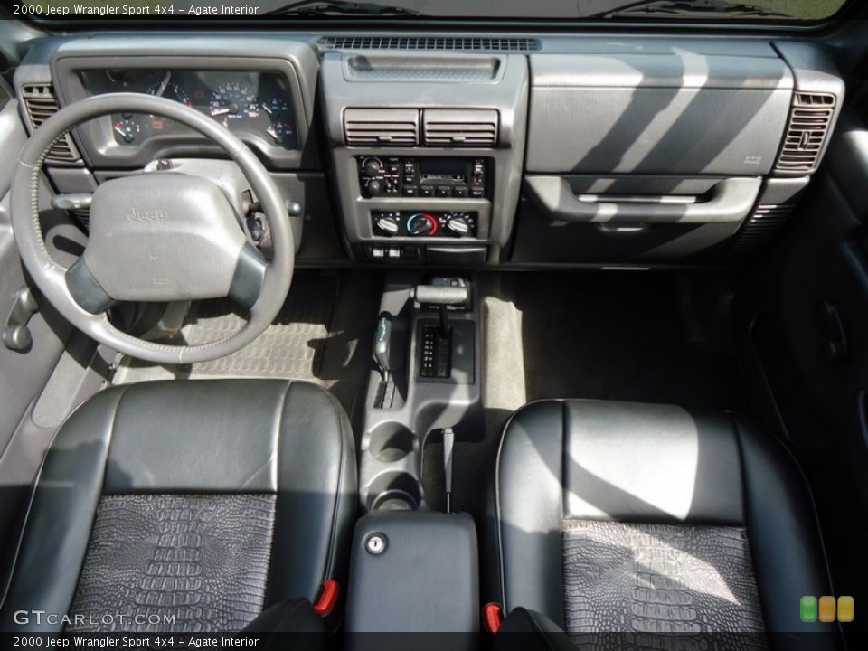 Agate Interior Dashboard for the 2000 Jeep Wrangler Sport 4x4 #68003039