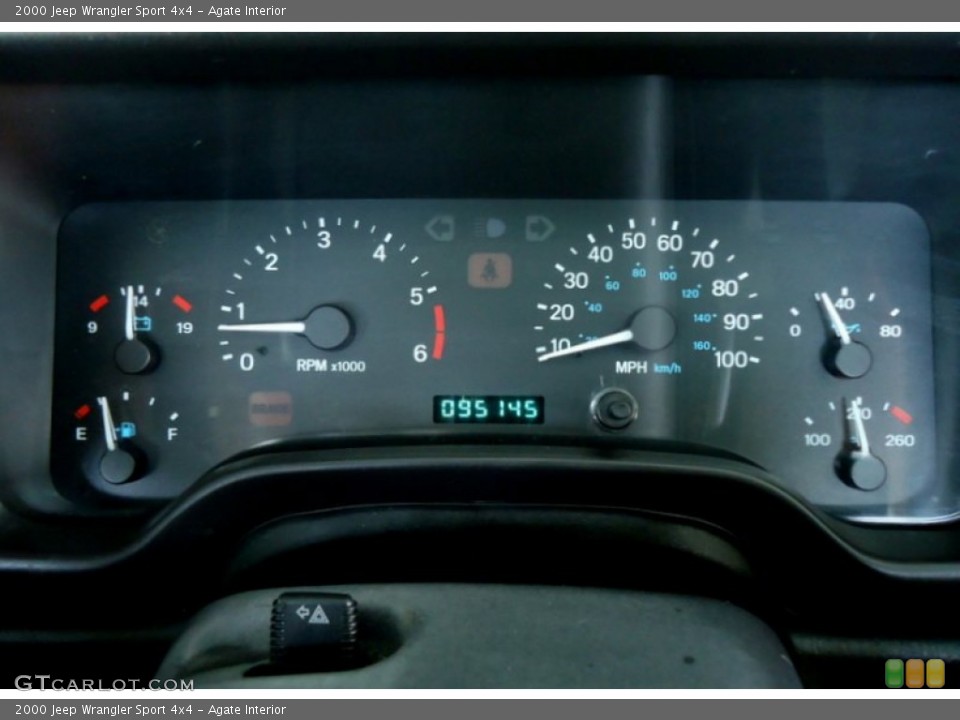 Agate Interior Gauges for the 2000 Jeep Wrangler Sport 4x4 #68003085