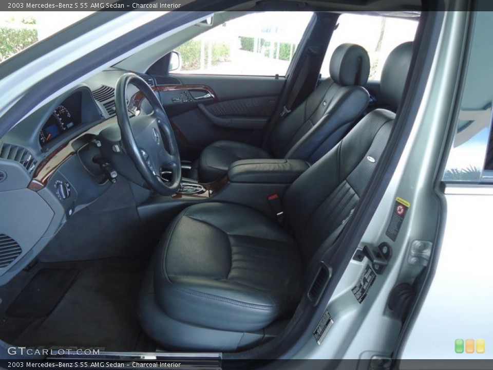 Charcoal Interior Photo for the 2003 Mercedes-Benz S 55 AMG Sedan #68003741
