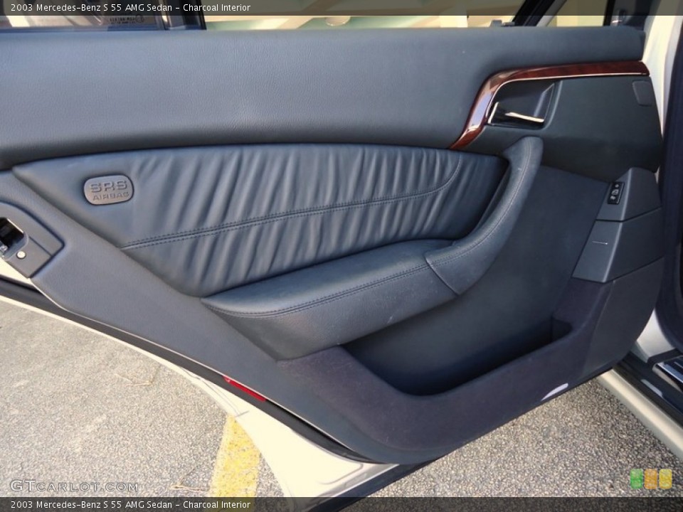 Charcoal Interior Door Panel for the 2003 Mercedes-Benz S 55 AMG Sedan #68003834