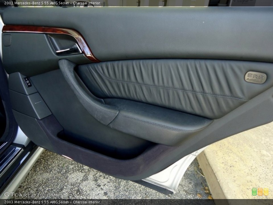 Charcoal Interior Door Panel for the 2003 Mercedes-Benz S 55 AMG Sedan #68003870