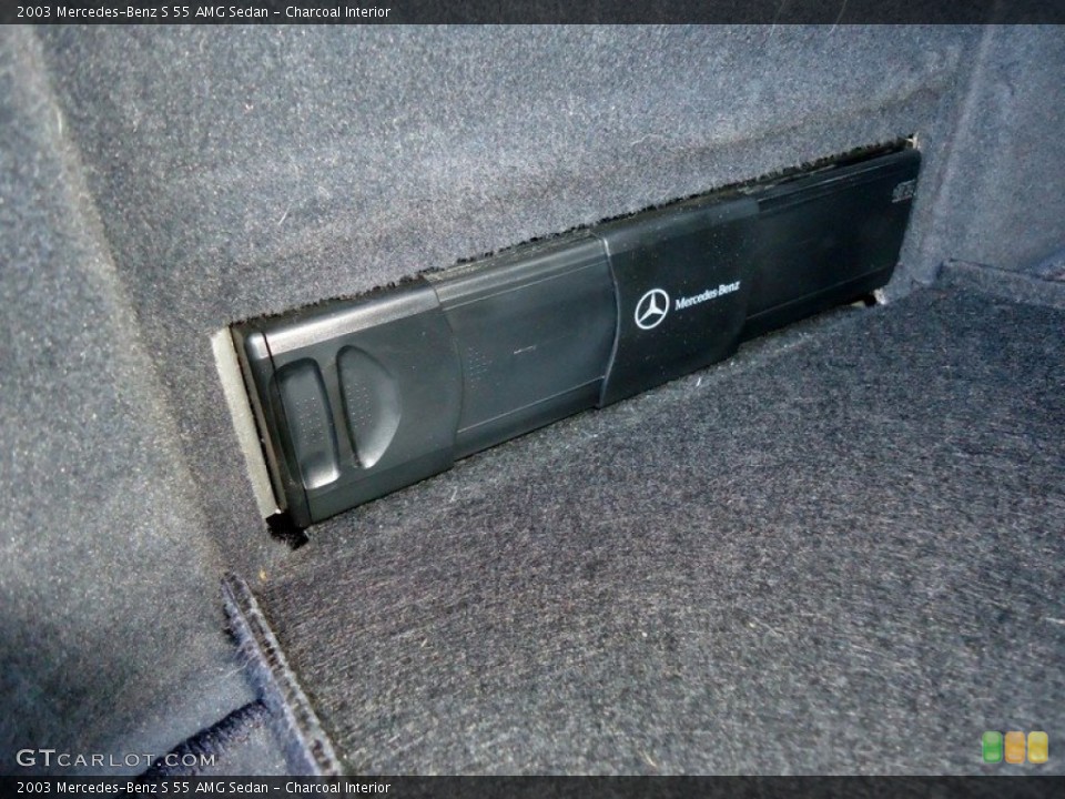 Charcoal Interior Audio System for the 2003 Mercedes-Benz S 55 AMG Sedan #68004050
